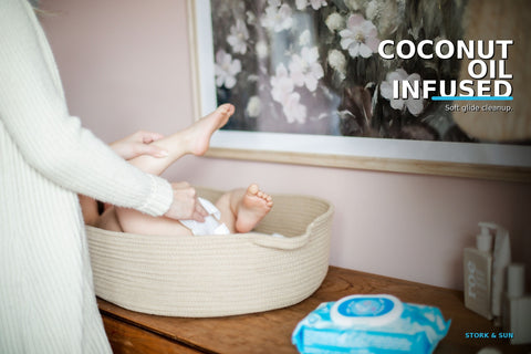 Stork & Sun PFAS-Free Baby Wipes — Double Pack